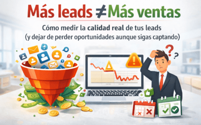 ¿Leads de calidad? Cómo medir la calidad real de tus leads (y dejar de perder oportunidades aunque sigas captando)
