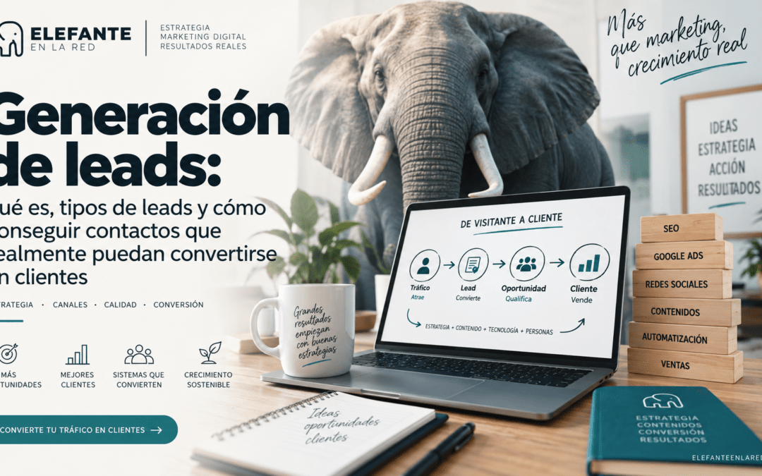 Sistema de generación de leads con SEO, publicidad, contenidos y ventas